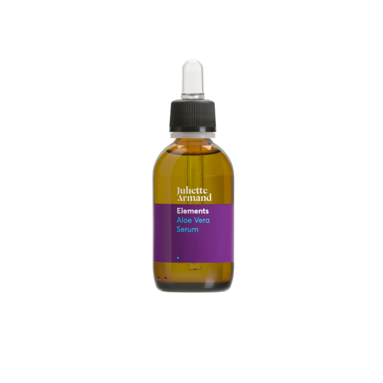 Glazen bruin flesjemet pipet zwarte dop Aloe Vera Serum 55ml