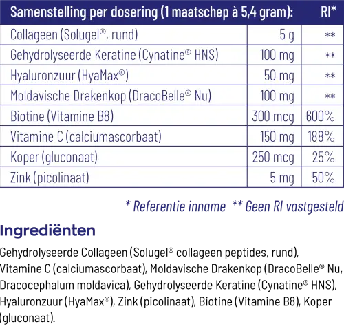 Beauté Collageen Complex pot met inhoud