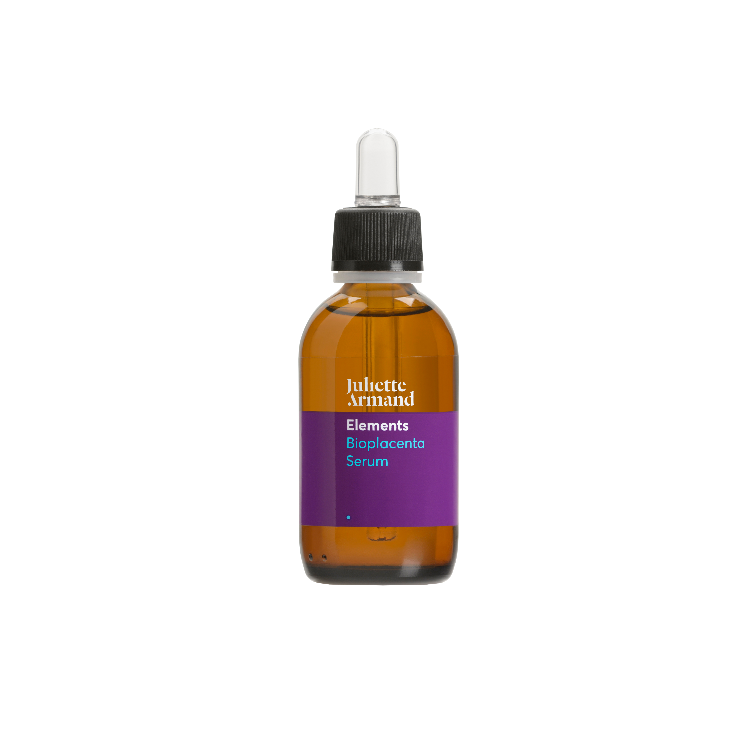 Glazen fles pipet Juliette Armand Elements Bioplacenta Serum 55ml