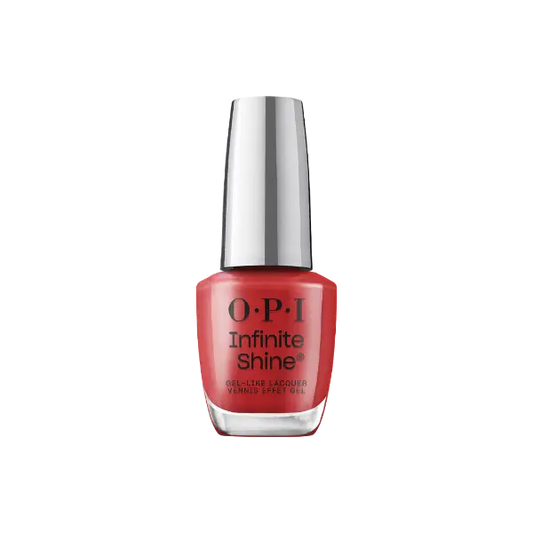 O.P.I Infinite Shine Big Apple Red rood zilver dop