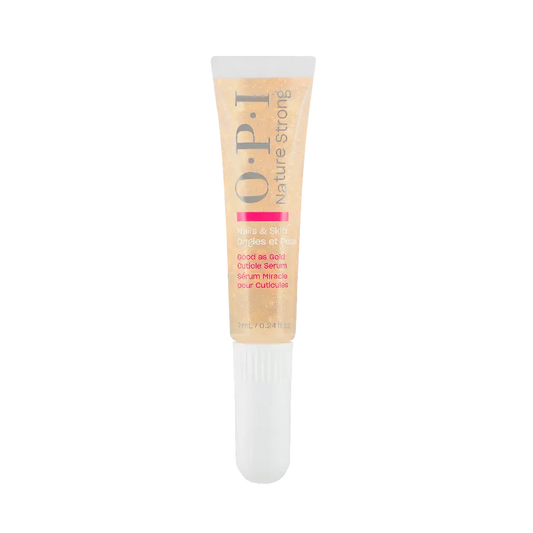 OPI Nature Strong Gold Cuticle Serum – verzorgend nagelriemserum met natuurlijke formule, 7 ml tube