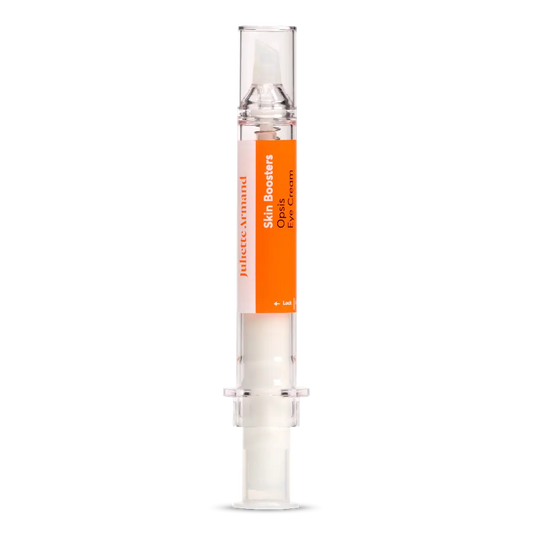 OpsisEyeCream 10ml spuitje oranje wit transparant oranje witte en zwarte letters premium