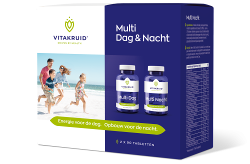 Vitakruid Multi Dag & Nacht 90 tabletten verpakking
