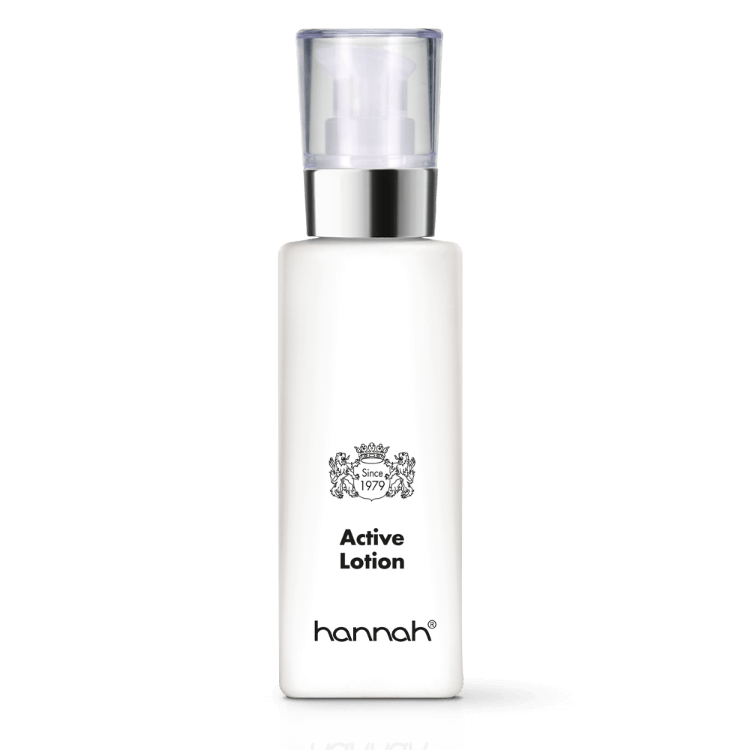 hannah Active Lotion 125ml witte fles transparante dop