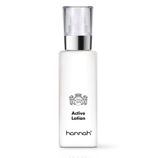 hannah Active Lotion 125ml witte fles transparante dop