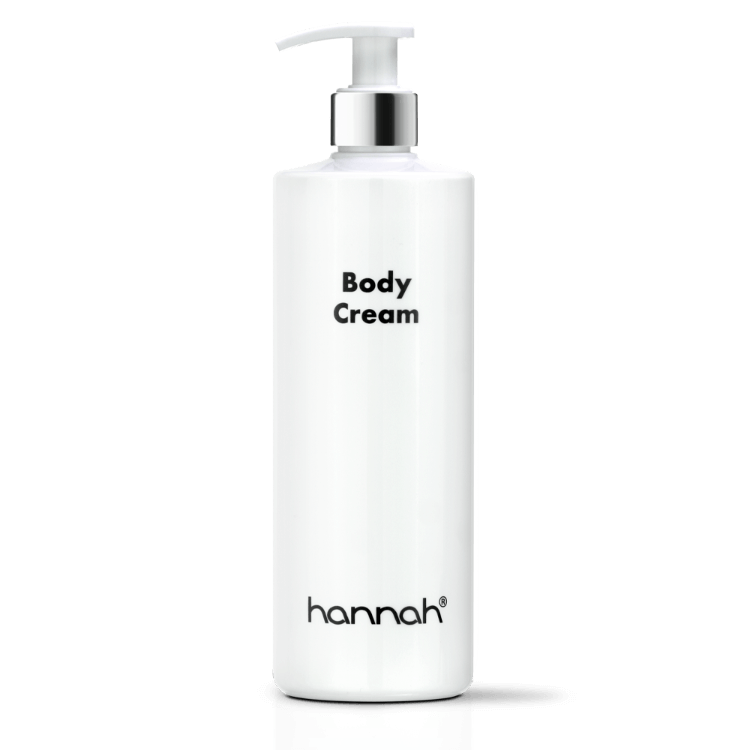 hannah Body Cream 500ml witte pomp fles