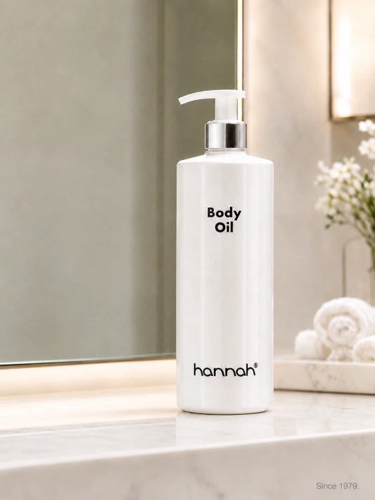 hannah Body Oil 500 ml voor een zachte en soepele lichaamshuid