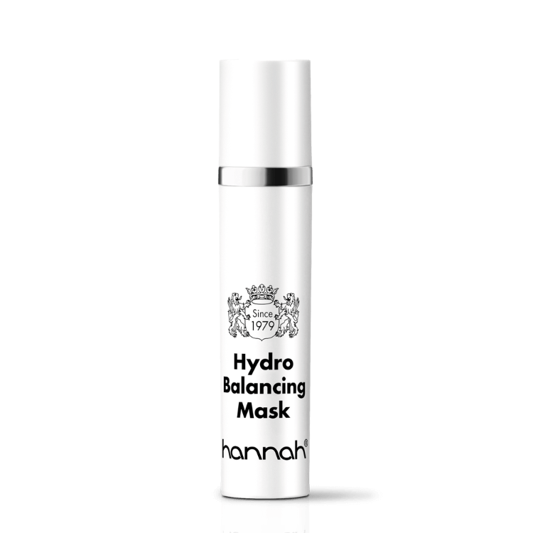 witte fles witte dop hannah Hydro Balancing Mask 45ml essentials