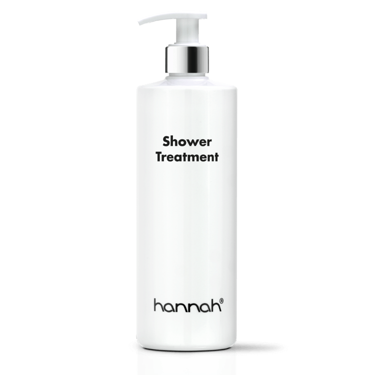 hannah Shower Treatment 500ml witte pomp fles