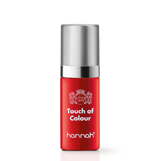 hannah Touch of Colour 30ml rode fles zilver dop