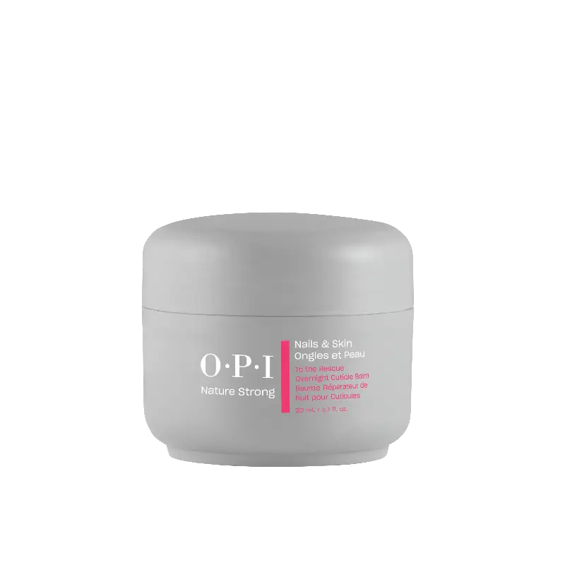 OPI Nature Strong To the Rescue Overnight Cuticle Balm 20 ml, een nachtverzorging voor nagelriemen die hydrateert en verzacht met natuurlijke oliën en sheaboter. Puur Diana Shop Nuenen
