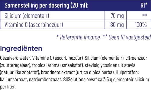 ingredienten tropical