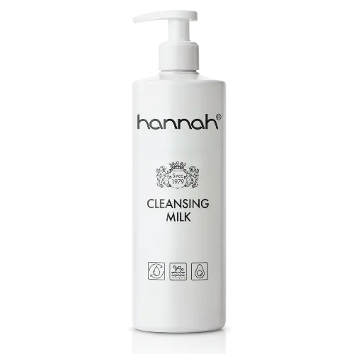 hannah Cleansing Milk 500 ml milde gezichtsreiniger voor gevoelige huid Puur Diana Nuenen