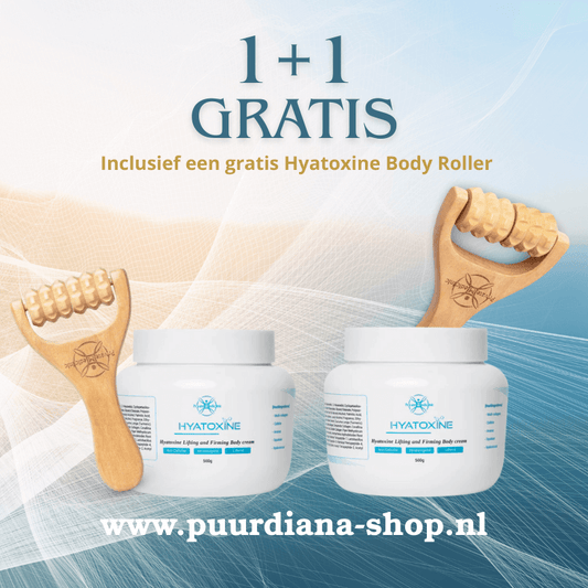 Duo Hyatoxine_Lifting_Body_Cream_500ml met hyatoxine body roller 