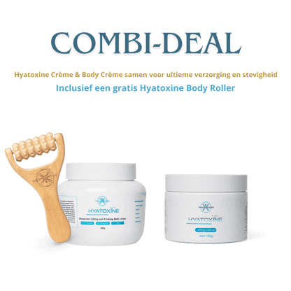 Duo Hyatoxine_creme en _Body_Cream_500ml gratis body roller 
