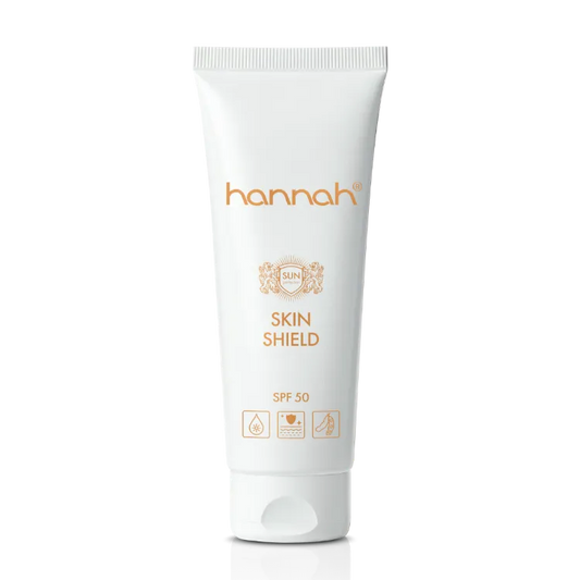 Hannah Skin Shield tube 65ml met SPF50 – hoogbeschermende zonnecreme voor gevoelige en lichte huid