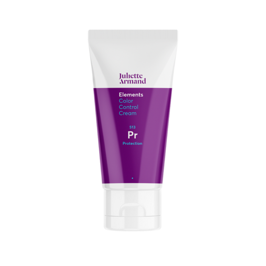 Witte tube paars etiket Juliette Armand Elements Color Control Cream 50ml
