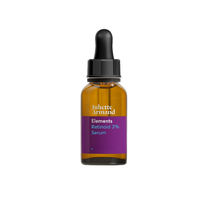 Glazen fles pipet Juliette Armand Elements Retinoid 3% Serum 20ml