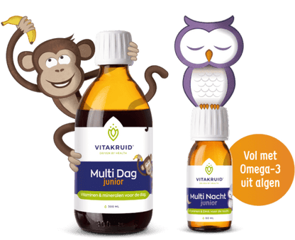 Productfoto Vitakruid Multi Dag & Nacht Junior combipack 300 ml + 60 ml