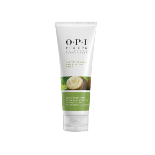 O.P.I. Pro Spa Protective Hand, Nail & Cuticle Cream witte tube groene logo