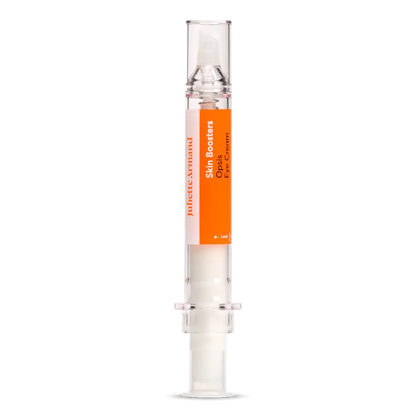 OpsisEyeCream 10ml spuitje oranje wit transparant oranje witte en zwarte letters premium 