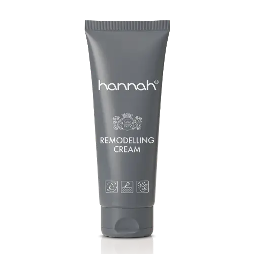 hannah Remodelling Cream 65 ml grijze tube met herstellende crème voor littekens, fijne lijntjes, striae en droge huid
