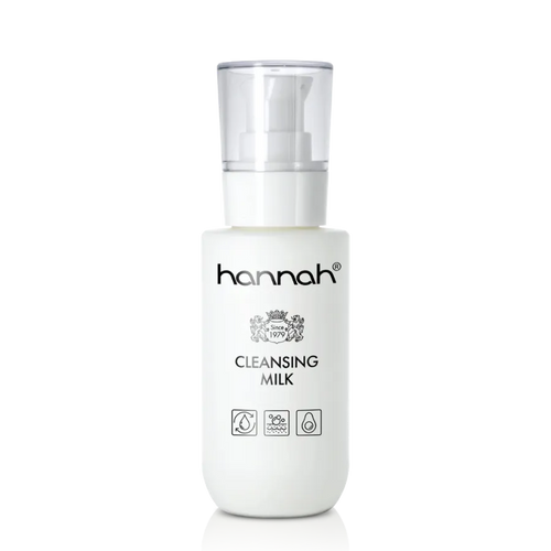 hannah Cleansing Milk 100 ml, milde reiniging die make-up, vuil en talg verwijdert zonder trekkerig gevoel, voor de gevoelige en droge huid, Puur Diana Shop Nuenen