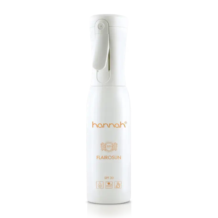 hannah FlairoSun SPF 30 150 ml zonbescherming spray voor gezicht en lichaam met UVA- en UVB-bescherming