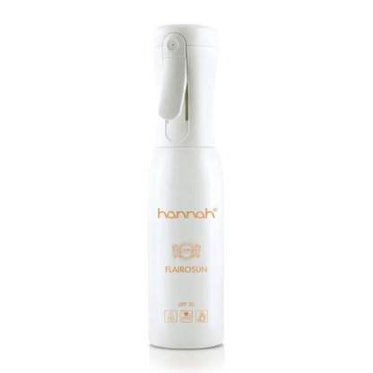 hannah FlairoSun SPF 30 150 ml zonbescherming spray voor gezicht en lichaam met UVA- en UVB-bescherming