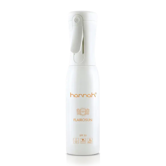 hannah FlairoSun SPF 30 150 ml zonbescherming spray voor gezicht en lichaam met UVA- en UVB-bescherming