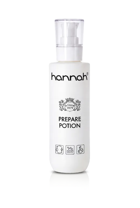 hannah Prepare Potion 200 ml, zuiverende lotion die de huid verfijnt en voorbereidt op verzorging bij een onrustige huid, Puur Diana Shop Nuenen