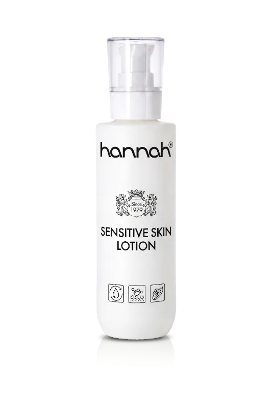 hannah Sensitive Skin Lotion 200 ml, kalmerende lotion die roodheid en een trekkerig gevoel verzacht na het reinigen, Puur Diana Shop Nuenen