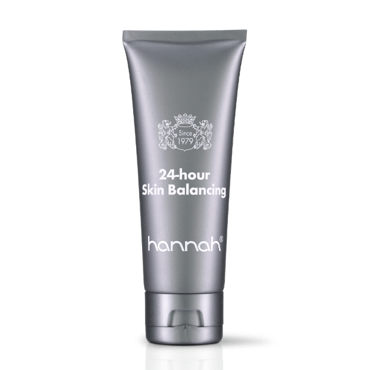 Grijs zilver tube hannah 24-hour Skin Balancing 65ml essentials