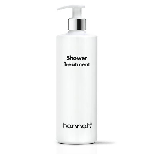 hannah Shower Treatment 500ml witte pomp fles 