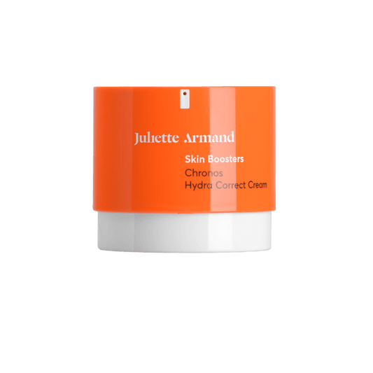 Juliette Armand Chronos Hydra Correct Cream 50 ml, verzorging voor de rijpere huid met verminderde stevigheid. Ondersteunt een liftend effect met zichtbaar resultaat. Puur Diana Shop Nuenen