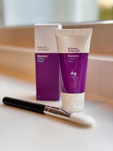Juliette Armand Lifting Mask 50 ml, verstevigend gezichtsmasker tegen rimpels met kwast en verpakking, voor een steviger huidbeeld. Puur Diana Shop Nuenen
