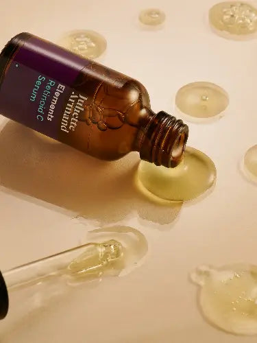 Juliette Armand Retinoid C Serum 55 ml met pipet en serumdruppels, voor huidverbetering met retinol en vitamine C in de avondroutine. Puur Diana Shop Nuenen