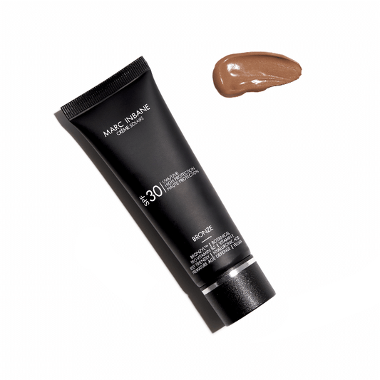 Marc Inbane Crème Solaire Bronze SPF30, productfoto van de zonnecrème met bruinende werking voor bescherming tijdens het zonnen. Puur Diana Shop Nuenen