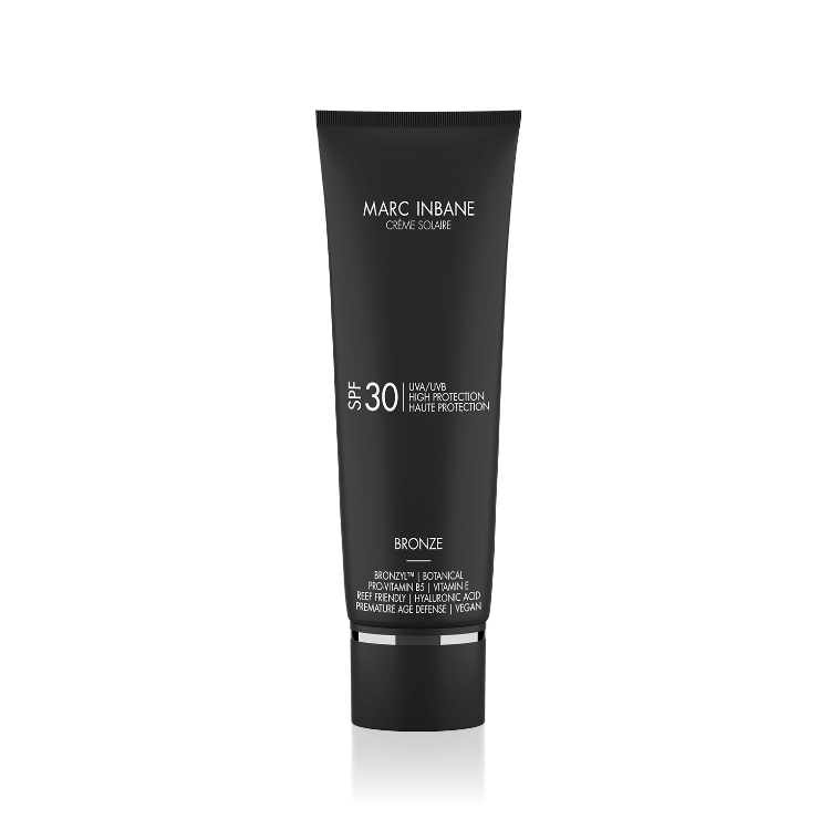 Marc Inbane Crème Solaire Bronze SPF30, een zonnecrème met bruinende werking voor een huid die tijdens het zonnen extra bescherming en een egale kleur wil. Puur Diana Shop Nuenen