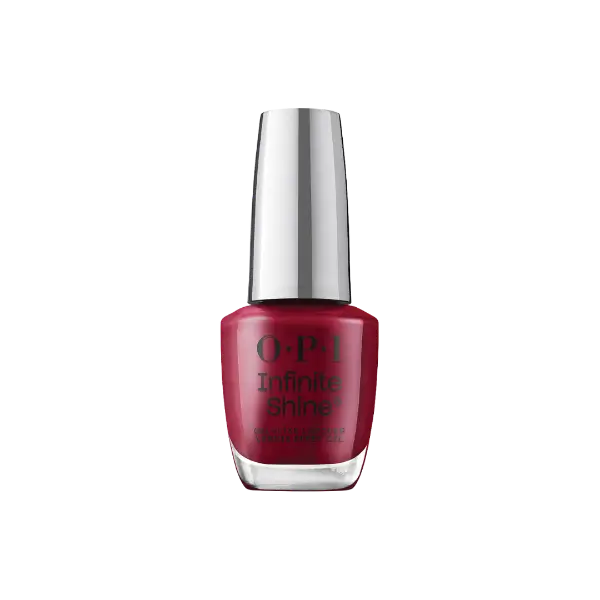 O.P.I Infinite Shine Malaga Wine, een langhoudende nagellak in een diepe wijnrode tint. Puur Diana Shop Nuenen