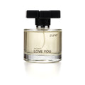 PUNE LOVE YOU Parfum 100 ml, warme sensuele geur met citrus en vanille, glazen flacon met gouden dop, Puur Diana Shop Nuenen