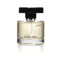 PUNE LOVE YOU Parfum 100 ml, glazen flacon met gouden dop, Puur Diana Shop Nuenen