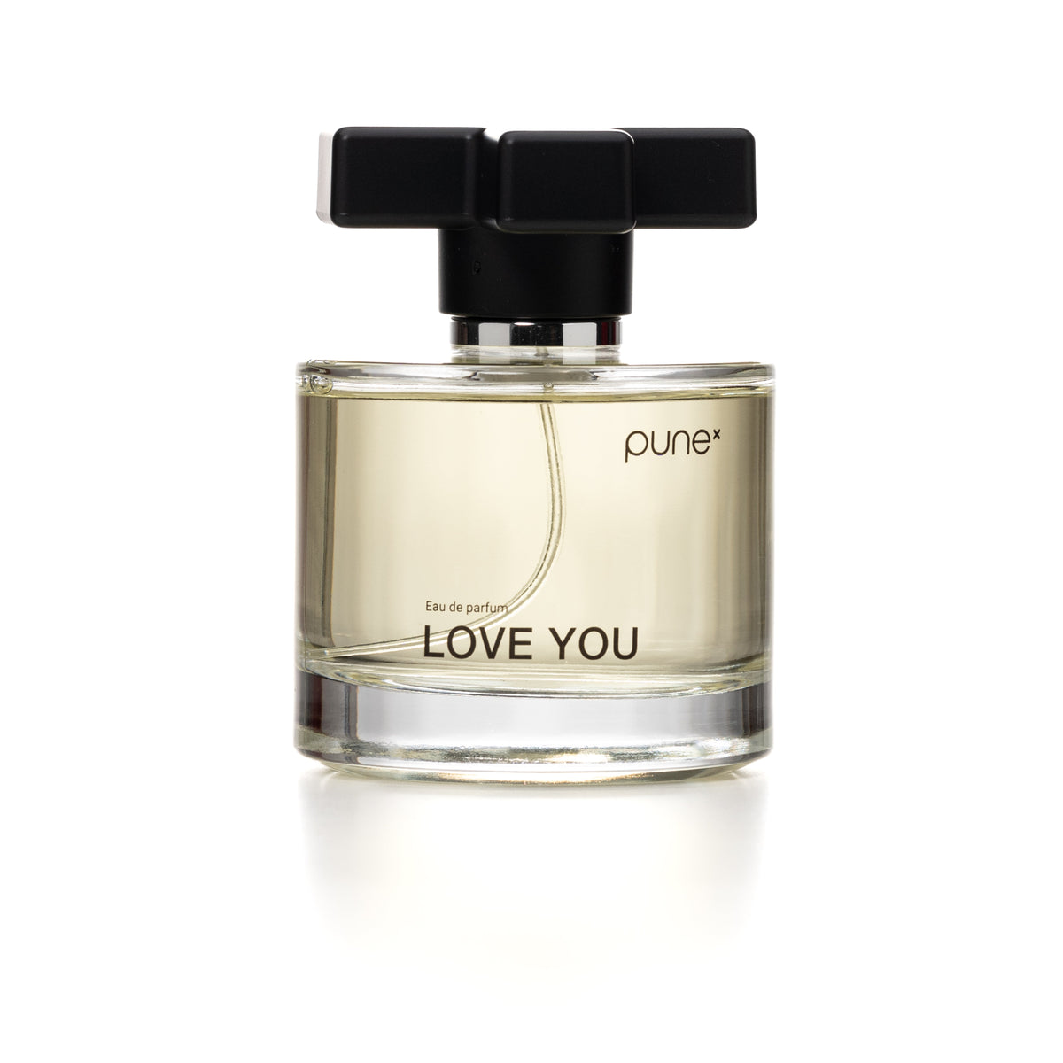 PUNE LOVE YOU Parfum 100 ml, glazen flacon met gouden dop, Puur Diana Shop Nuenen