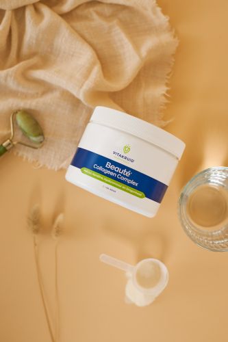 Vitakruid Beauté Collageen Complex, collageensupplement met hyaluronzuur en keratine voor elasticiteit en hydratatie van de huid. Puur Diana Shop Nuenen