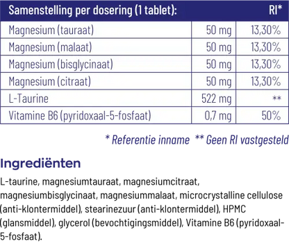 Vitakruid Magnesium 200 Complex 90 tabletten, voor extra energie en balans in de dagelijkse routine. Puur Diana Shop Nuenen