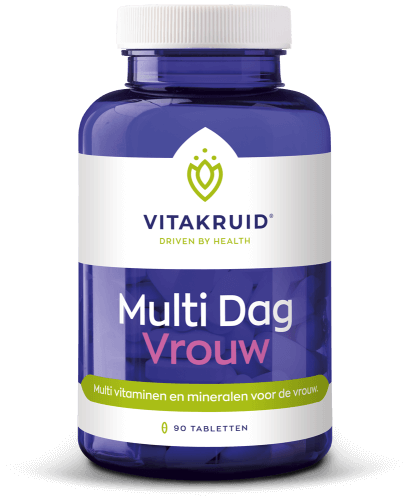 Vitakruid Multi Dag & Nacht Vrouw 90 tabletten, Multi Dag met compleet B-complex voor energie overdag. Puur Diana Shop Nuenen