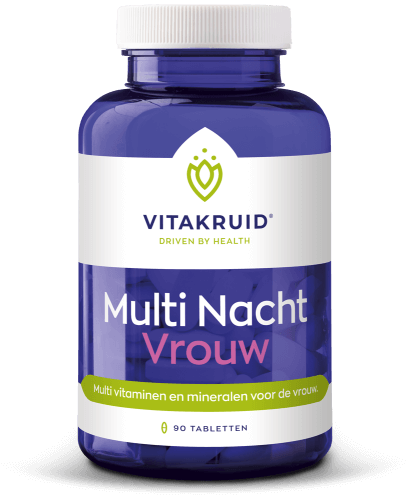 Vitakruid Multi Dag & Nacht Vrouw 90 tabletten, Multi Nacht met D3 uit algen en K2 voor sterke botten. Puur Diana Shop Nuenen