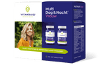 Vitakruid Multi Dag & Nacht Vrouw 2 x 30 tabletten, verpakking van de multivitamine voor dag en nacht. Puur Diana Shop Nuenen