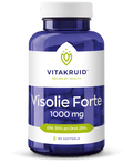 Vitakruid Visolie Forte 1000 90 softgels, met 350 mg EPA en 250 mg DHA voor hart en brein. Op de foto de verpakking. Puur Diana Shop Nuenen