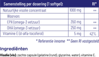 Vitakruid Visolie Forte 1000 90 softgels, samenstelling van de omega-3 formule. Puur Diana Shop Nuenen
